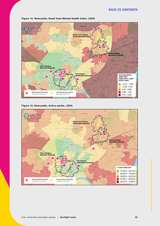 Figure 14. Newcastle, Small Area Mental Health Index, LSOA